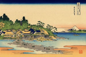 hokusai 36 ansichten mount fuji 25 Enoshima in the Sagami province