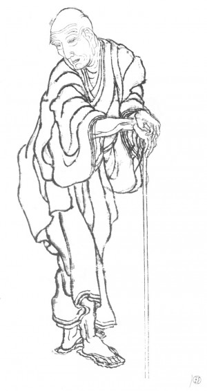 hokusai selfportrait